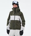 Dope Spartan W Veste Snowboard Femme Stripe Olive Green/Light Grey