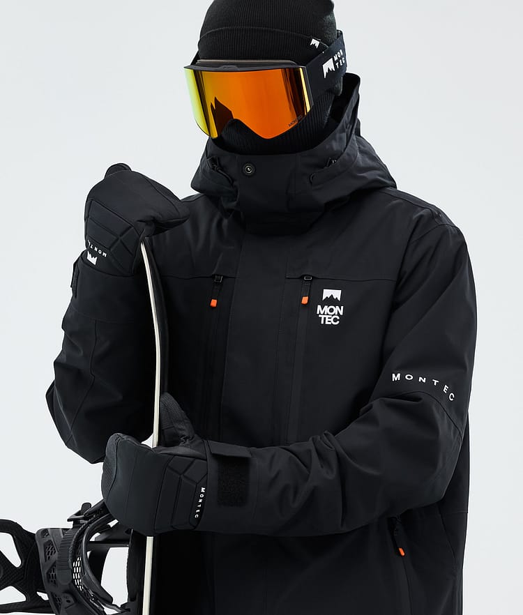 Montec Kilo Snow Mittens Black, Image 3 of 4