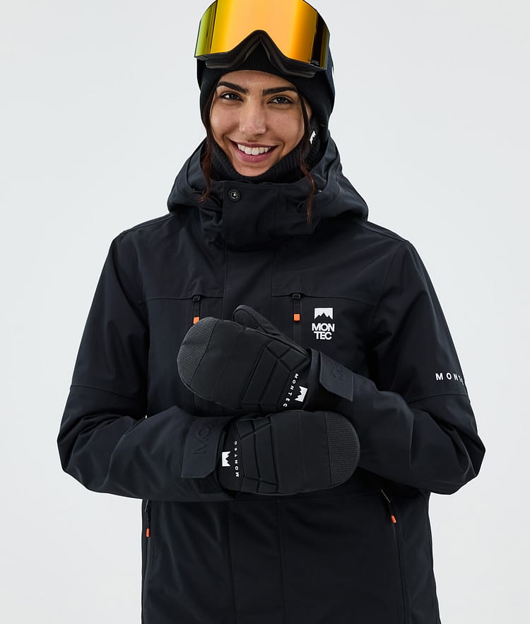 Montec Kilo Snow Mittens Black, Image 4 of 4