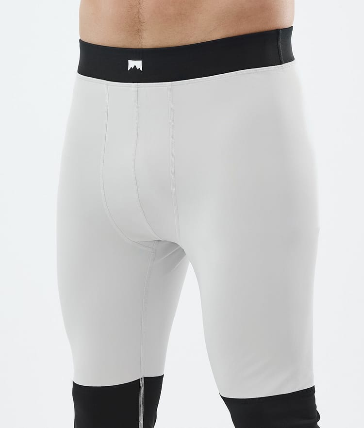 Montec Alpha Legginsy Termoaktywne Mężczyźni Light Grey/Black/Olive Green, Zdjęcie 5 z 7