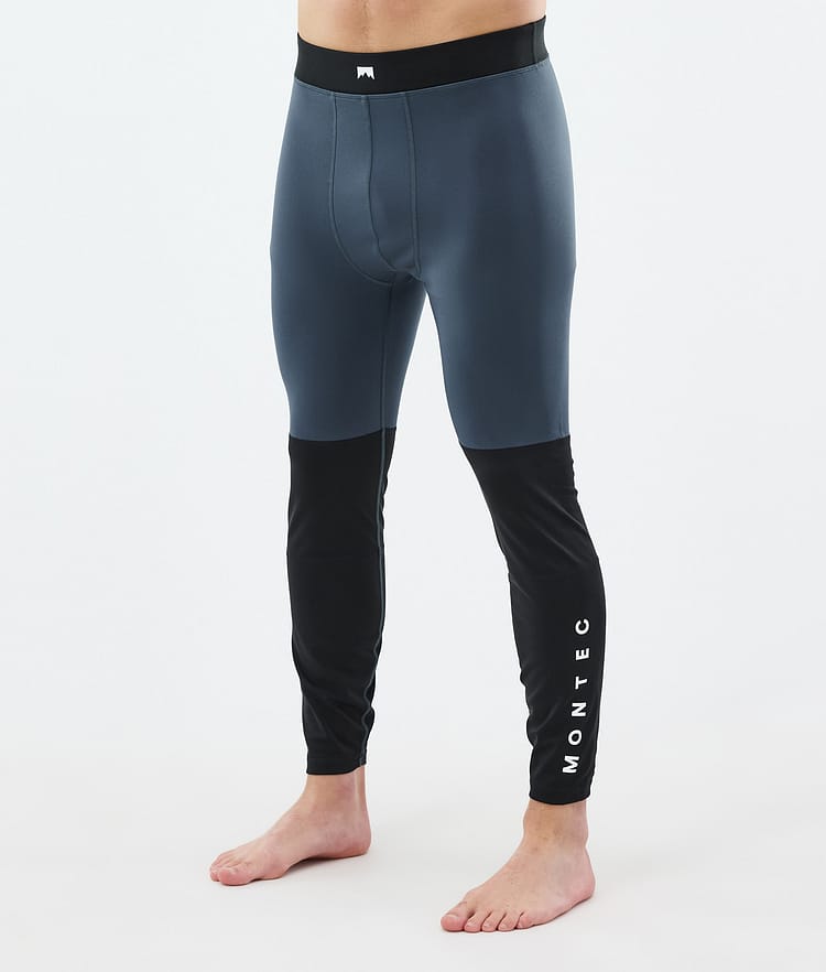 Montec Alpha Legginsy Termoaktywne Mężczyźni Metal Blue/Black, Zdjęcie 1 z 7