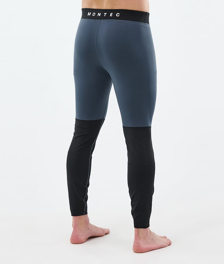 Montec Alpha Legginsy Termoaktywne Mężczyźni Metal Blue/Black, Zdjęcie 2 z 7