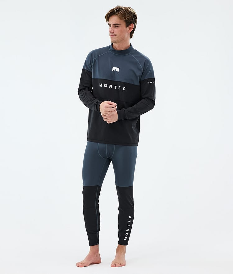 Montec Alpha Pantalon thermique Homme Metal Blue/Black, Image 3 sur 7