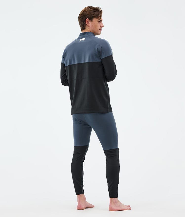 Montec Alpha Legginsy Termoaktywne Mężczyźni Metal Blue/Black, Zdjęcie 4 z 7