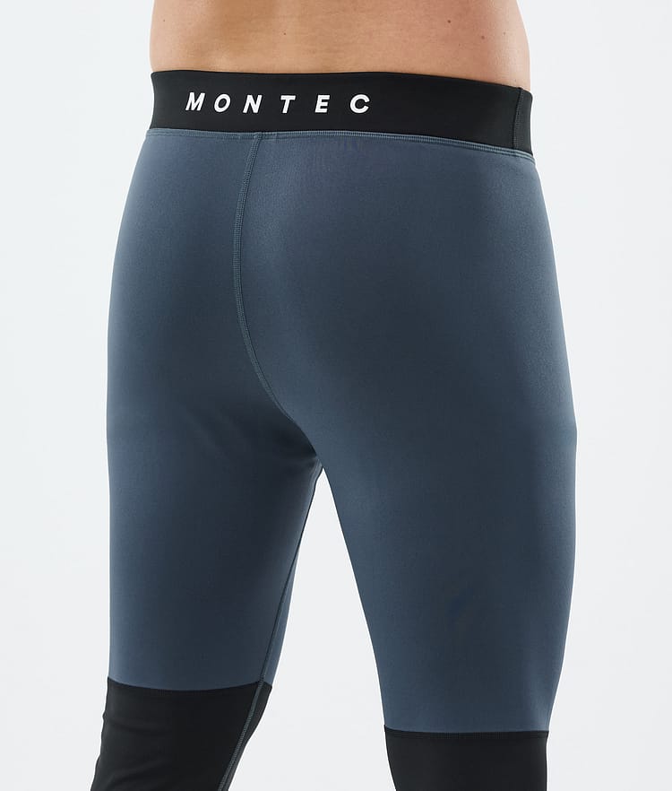 Montec Alpha Legginsy Termoaktywne Mężczyźni Metal Blue/Black, Zdjęcie 6 z 7