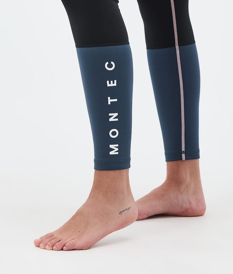 Montec Alpha W Pantalón Térmico Mujer Soft Pink/Black/Metal Blue, Imagen 7 de 7