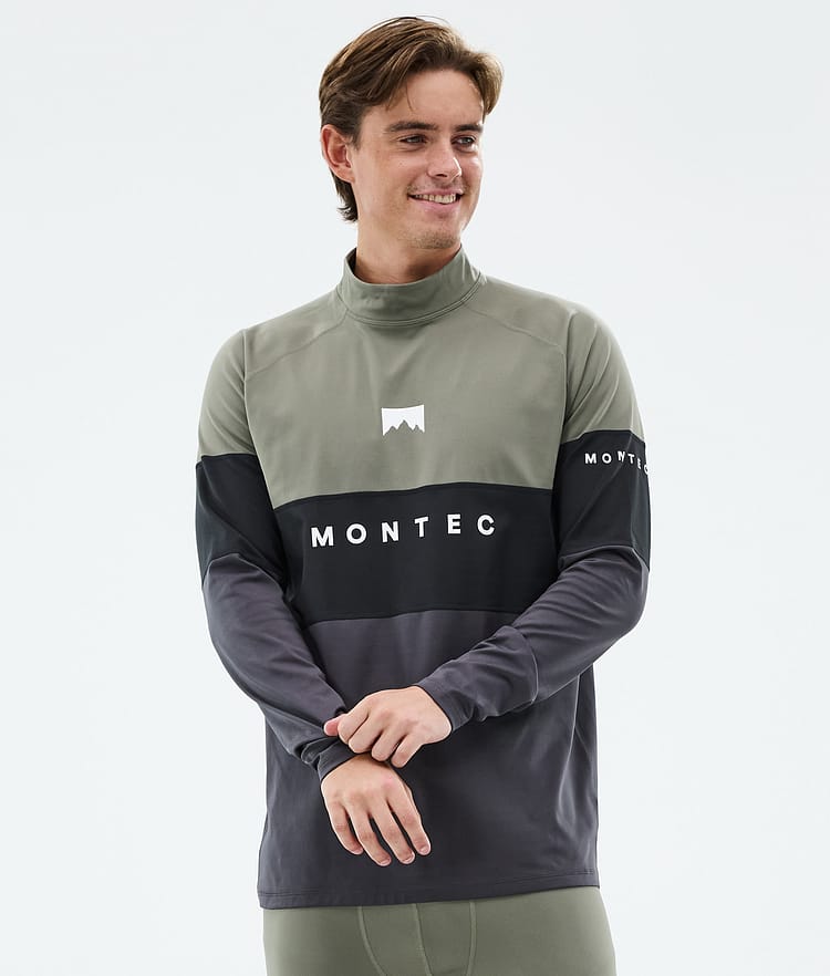 Montec Alpha Funktionsshirt Herren Greenish/Black/Phantom, Bild 1 von 5
