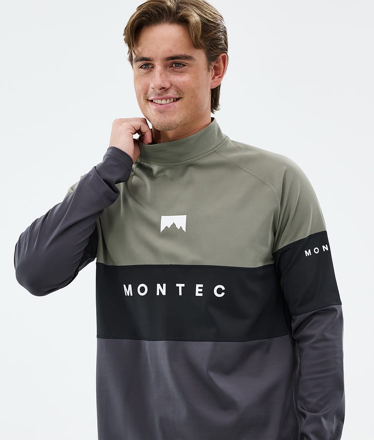 Montec Alpha Funktionsshirt Herren Greenish/Black/Phantom, Bild 2 von 5