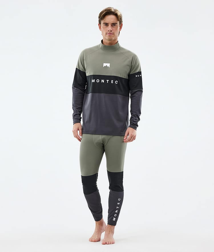 Montec Alpha Funktionsshirt Herren Greenish/Black/Phantom, Bild 3 von 5