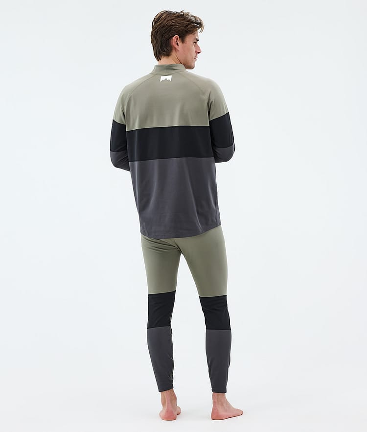 Montec Alpha Maglia Termica Uomo Greenish/Black/Phantom, Immagine 4 di 5