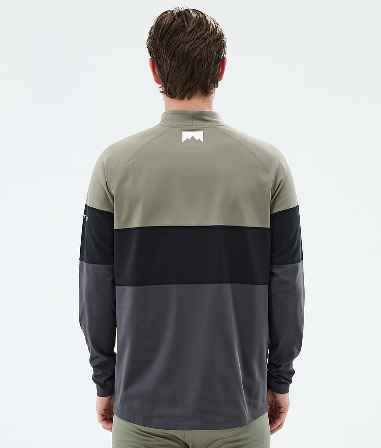 Montec Alpha Maglia Termica Uomo Greenish/Black/Phantom, Immagine 5 di 5