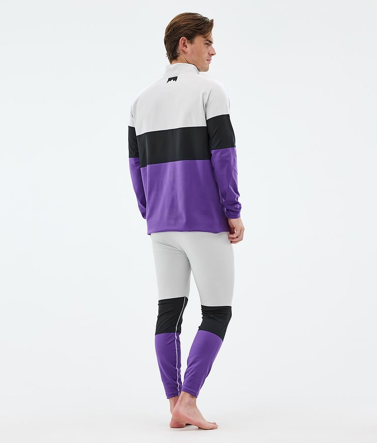 Montec Alpha Funktionsshirt Herren Light Grey/Black/Vivid Purple, Bild 4 von 5