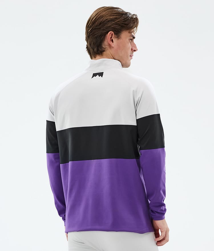 Montec Alpha Funktionsshirt Herren Light Grey/Black/Vivid Purple, Bild 5 von 5