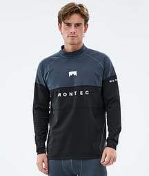 Montec Alpha Basislaag Top Heren Metal Blue/Black