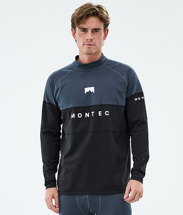 Montec Alpha Tee-shirt thermique Metal Blue/Black