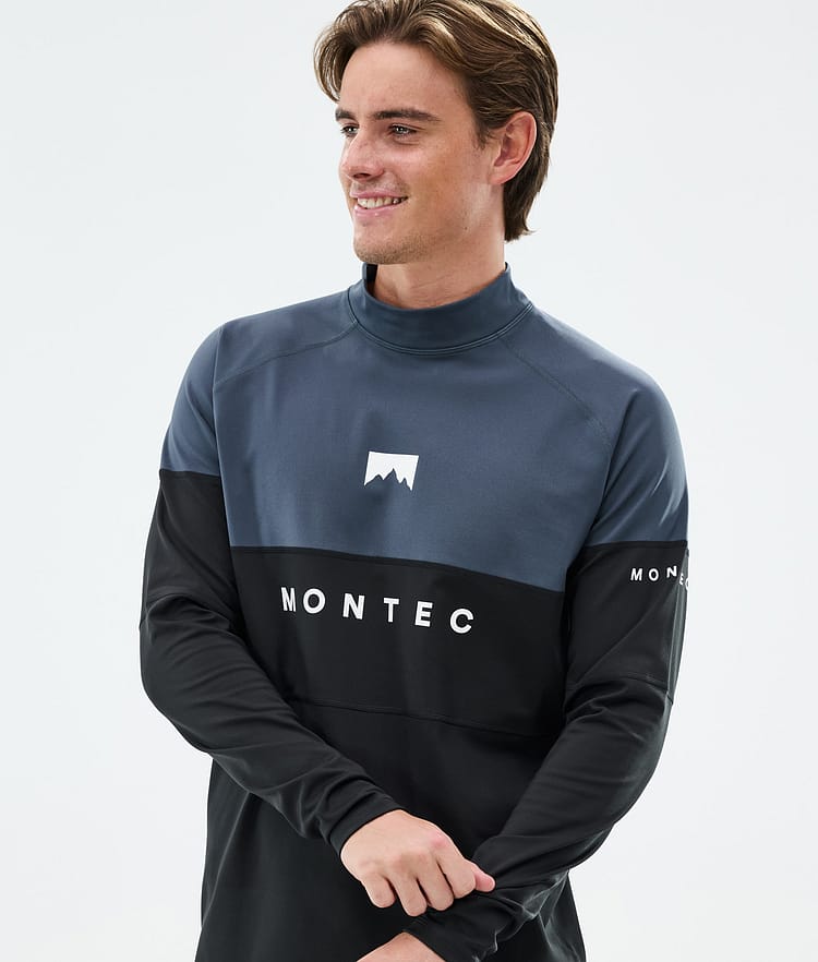 Montec Alpha Funktionsshirt Herren Metal Blue/Black, Bild 2 von 5