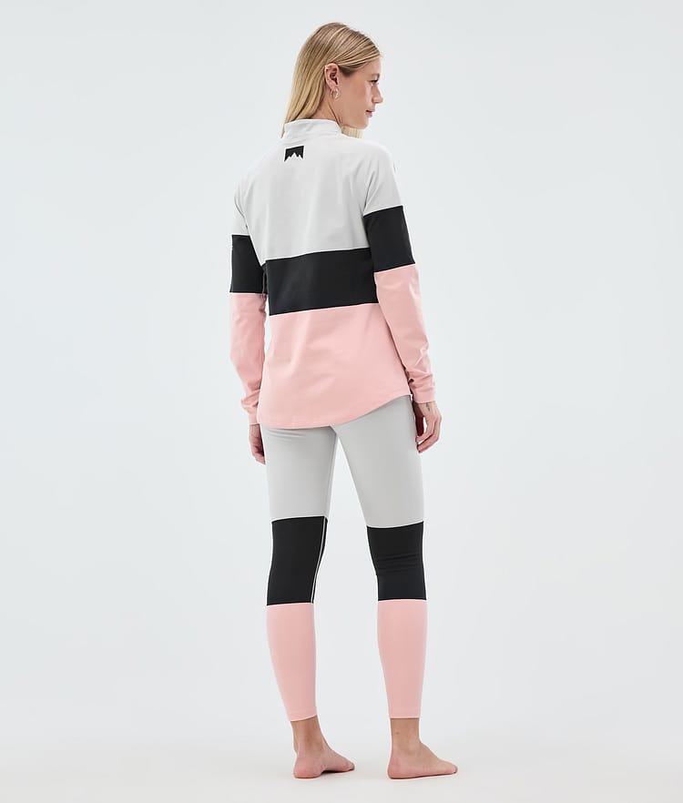 Montec Alpha W Camiseta Térmica Mujer Light Grey/Black/Soft Pink, Imagen 4 de 5