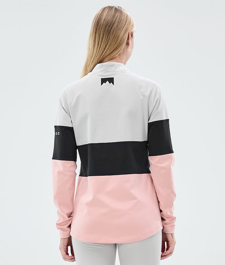 Montec Alpha W Camiseta Térmica Mujer Light Grey/Black/Soft Pink, Imagen 5 de 5