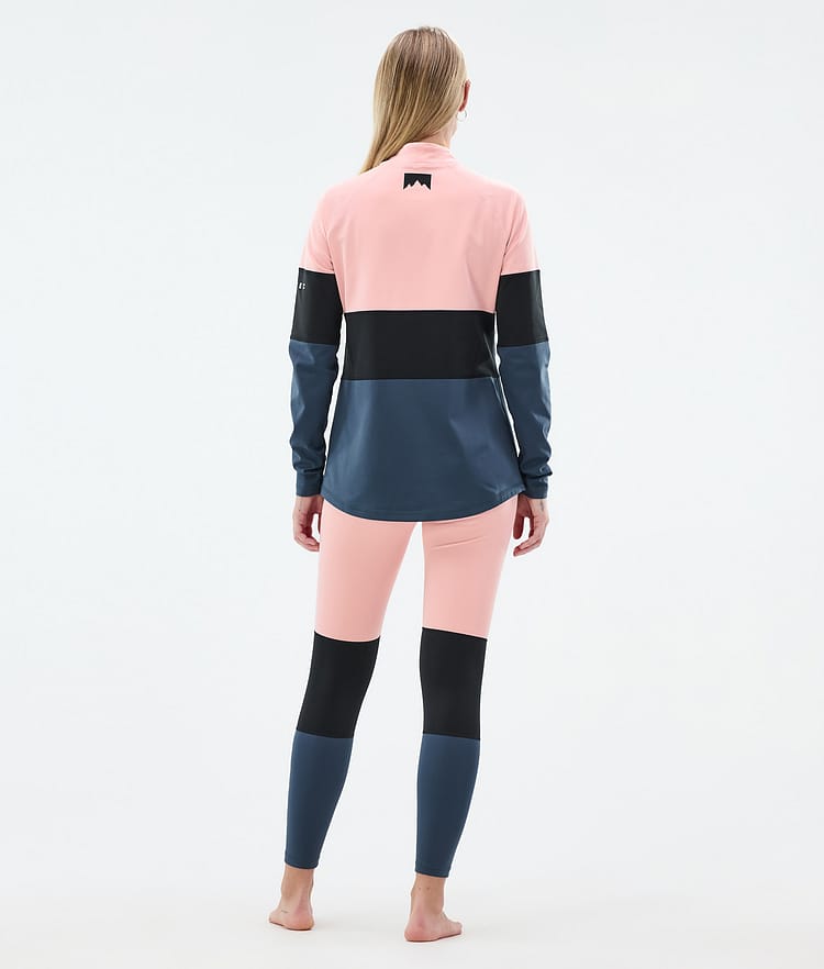 Montec Alpha W Basislaag Top Dames Soft Pink/Black/Metal Blue, Afbeelding 4 van 5