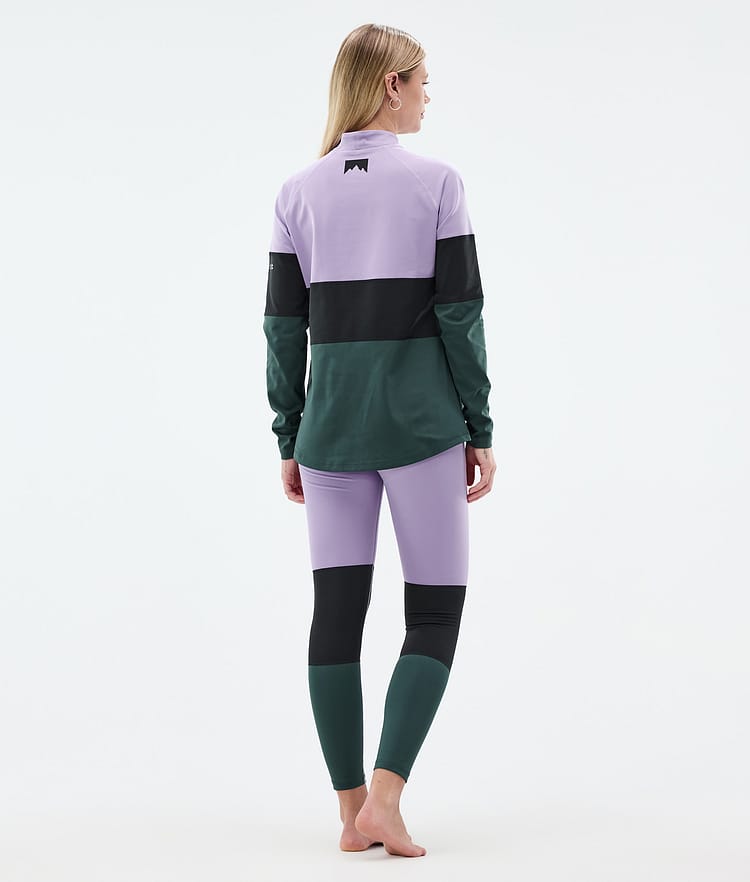 Montec Alpha W Tee-shirt thermique Femme Faded Violet/Black/Dark Atlantic, Image 4 sur 5