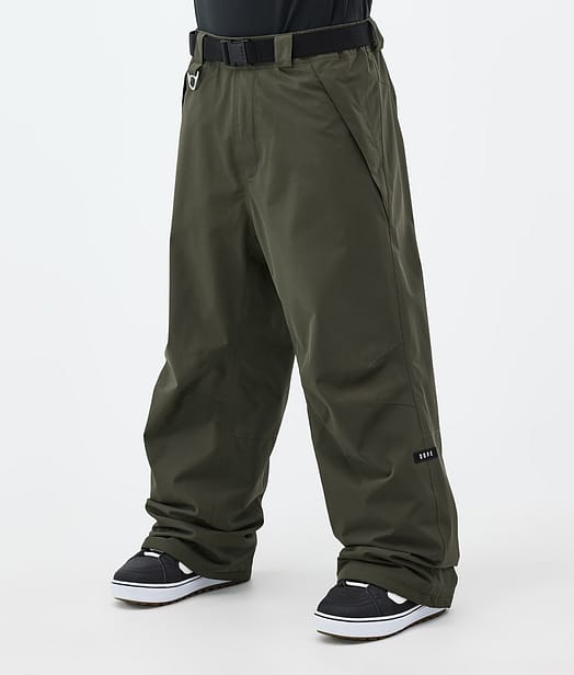 Dope Big Pantalon de Snowboard Homme Olive Green