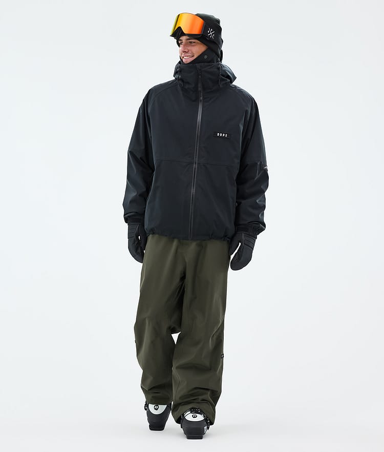 Dope Big Ski Pants Men Olive Green, Image 2 of 5