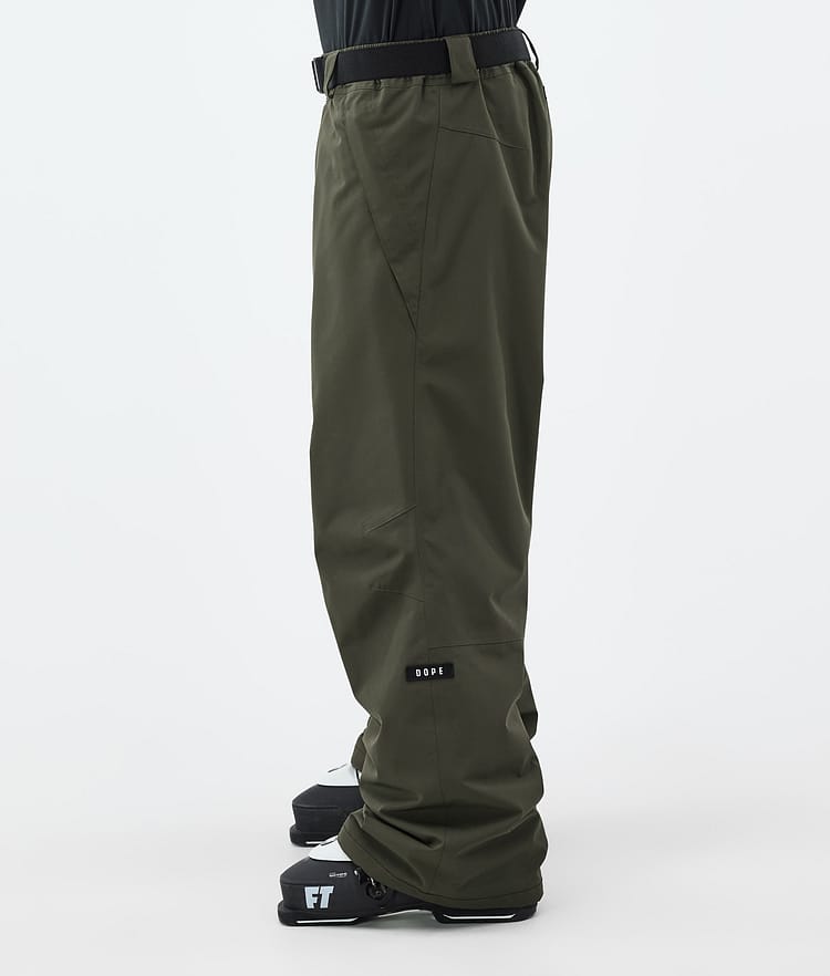 Dope Big Ski Pants Men Olive Green, Image 3 of 5