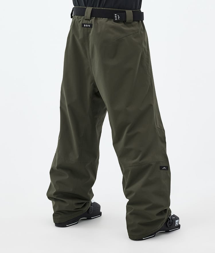 Dope Big Ski Pants Men Olive Green, Image 4 of 5