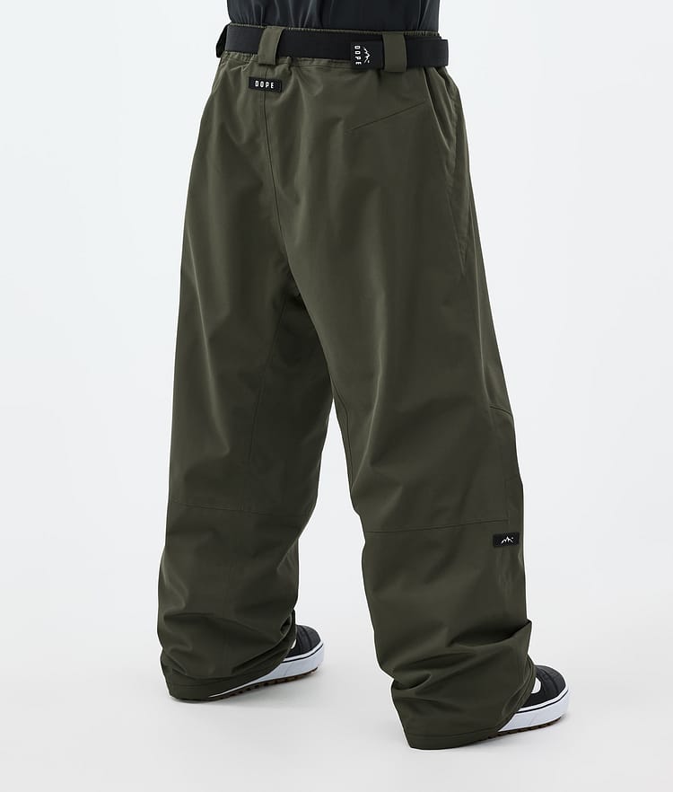 Dope Big Snowboard Pants Men Olive Green, Image 4 of 5
