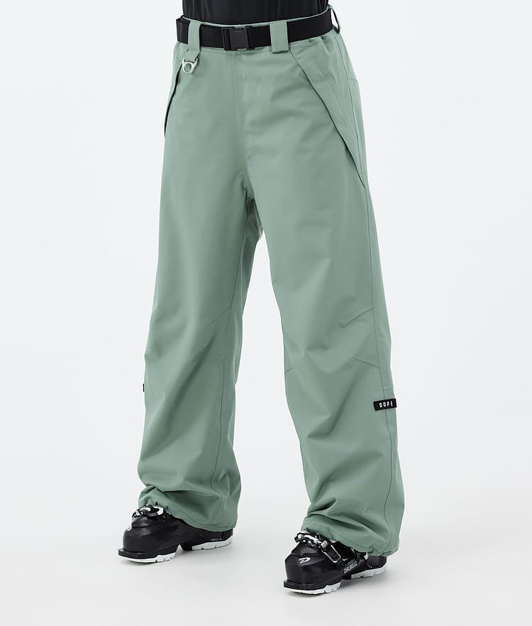 Dope Big W Ski Pants Women Faded Green, Image 1 of 5