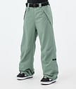 Dope Big W Snowboard Broek Dames Faded Green