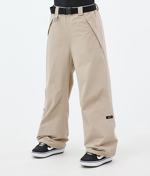 Dope Big W Pantalon de Snowboard Femme Sand