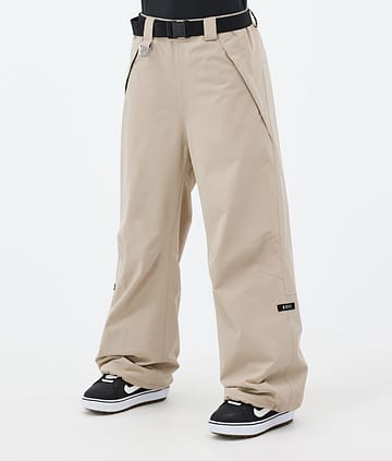 Dope Big W Pantalon de Snowboard Femme Sand
