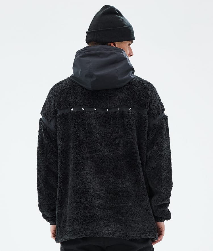 Montec Uniform Pile con Cappuccio Uomo Black, Immagine 5 di 6