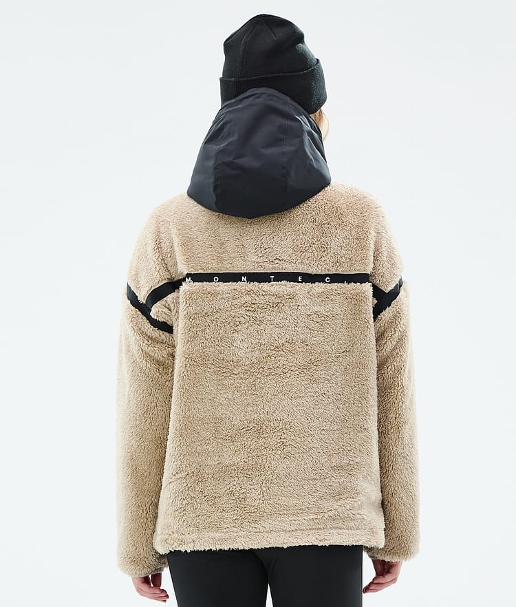 Montec Uniform W Fleece Hoodie Dames Sand/Black, Afbeelding 5 van 6