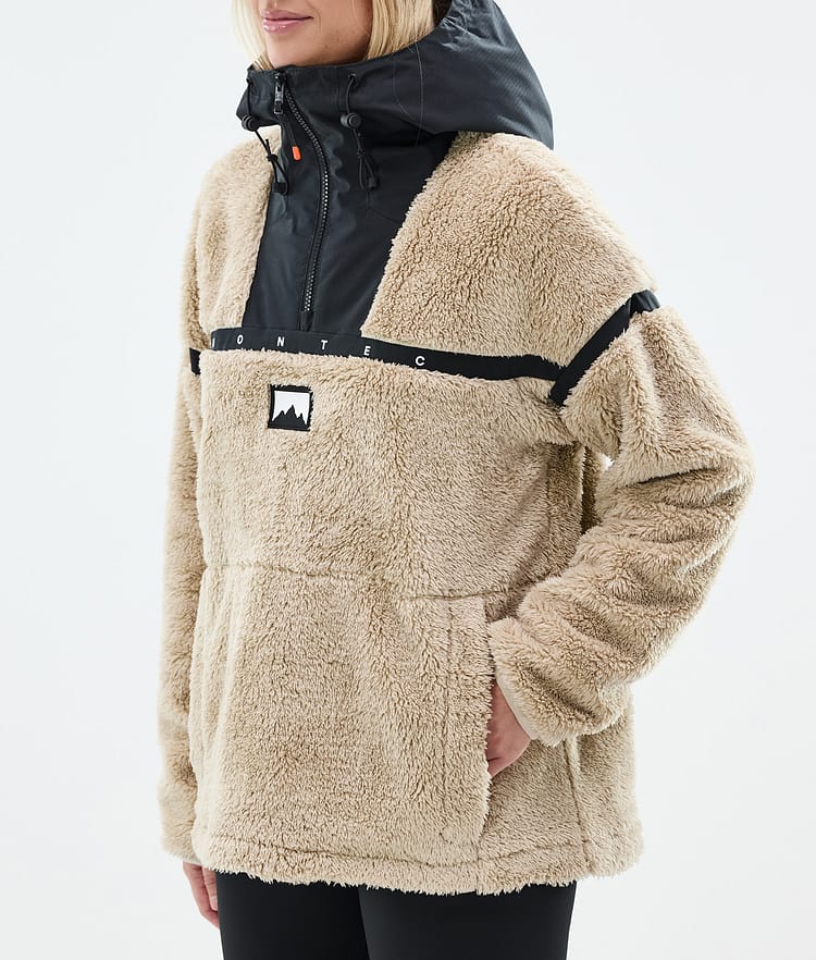 Montec Uniform W Fleece Hoodie Dames Sand/Black, Afbeelding 6 van 6