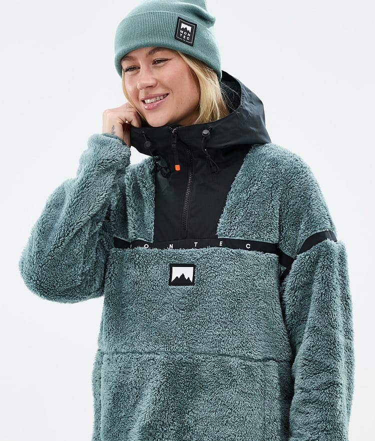 Montec Uniform W Fleece Hoodie Dames Atlantic/Black, Afbeelding 2 van 6