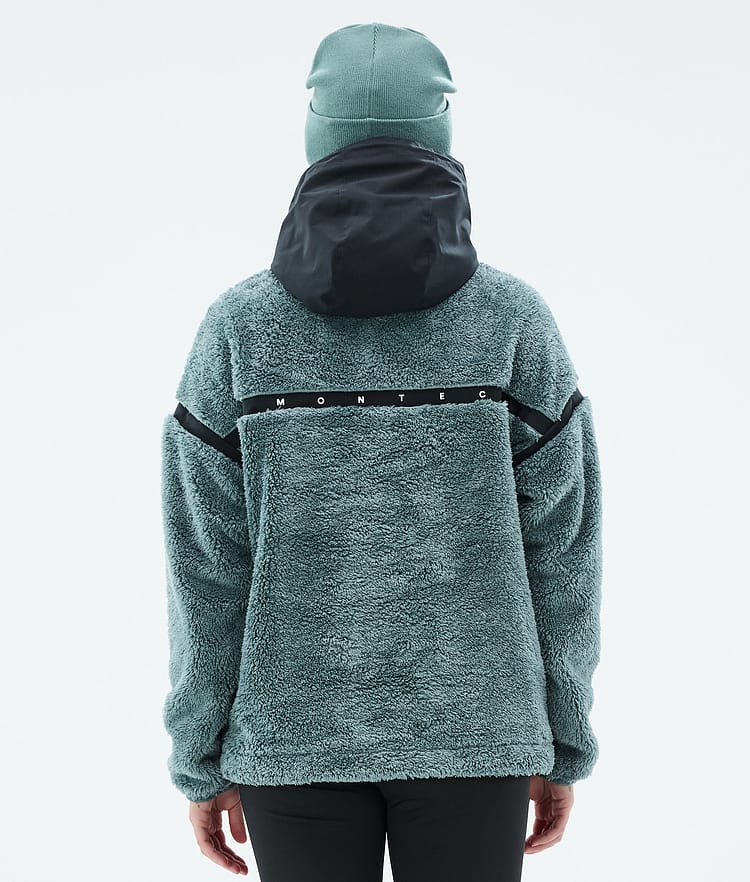 Montec Uniform W Fleece Hoodie Dames Atlantic/Black, Afbeelding 5 van 6