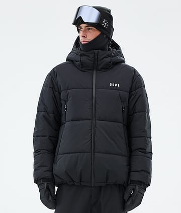 Dope Puffer Full Zip Kurtka Snowboardowa Black