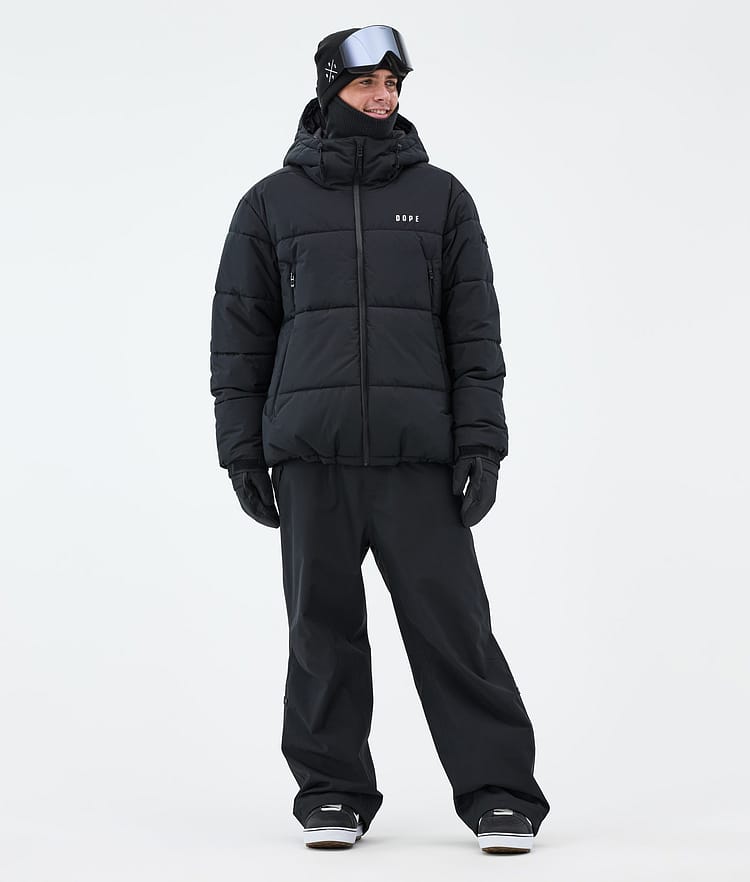 Dope Puffer Snowboard Jacket Men Black, Image 3 of 9