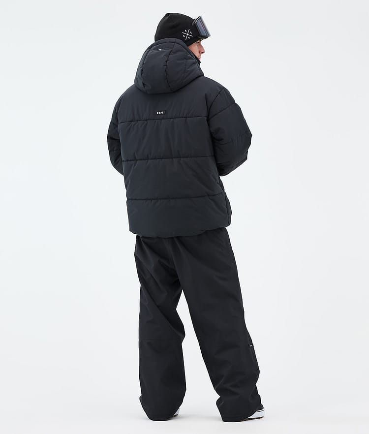 Dope Puffer Full Zip Snowboard Jacket Men Black, Image 5 of 9