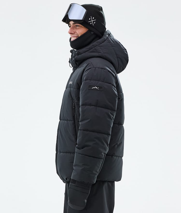 Dope Puffer Ski Jacket Men Black, Image 6 of 9