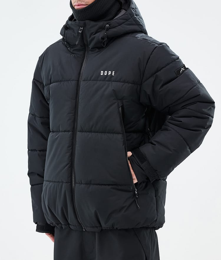 Dope Puffer Snowboard Jacket Men Black, Image 8 of 9