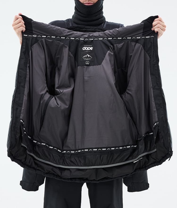 Dope Puffer Ski Jacket Men Black, Image 9 of 9