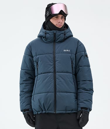 Dope Puffer Veste Snowboard Homme Metal Blue