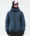 Dope Puffer Snowboard Jacket Men Metal Blue