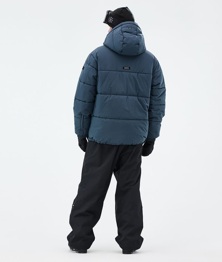 Dope Puffer Ski Jacket Men Metal Blue, Image 5 of 9