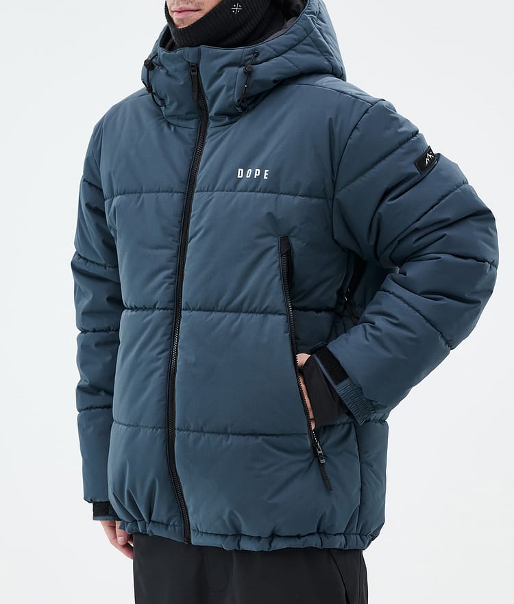 Dope Puffer Ski Jacket Men Metal Blue, Image 8 of 9