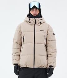 Dope Puffer Full Zip Giacca Snowboard Uomo Sand