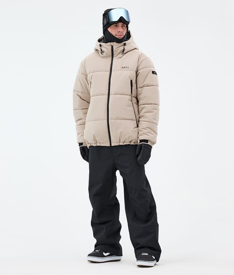 Dope Puffer Snowboard Jacket Men Sand, Image 3 of 9